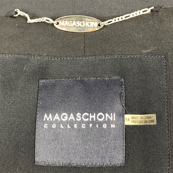MAGASCHONI COLLECTION Blazer Jacket 14 blue o1513 - Picture 7 of 8